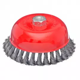 Щетка для УШМ 150 мм "чашка" витая Ермак