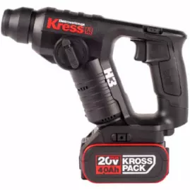 Перфоратор аккум б/щ KRESS H3, KU381 (20Вб 2*2,0 А/ч, кейс)
