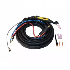 Горелка аргоновая HUGONG TIG с жидк охл 2 pin WP-18 (8м.) Горелка аргоновая HUGONG TIG с жидк охл 2 pin WP-18 (8м.)