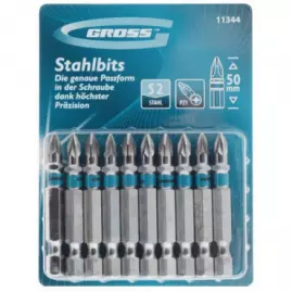 Набор бит PZ1*50 Gross Набор бит PZ1*50 Gross