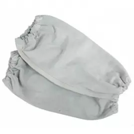 Нарукавники спилковые "Эконом" СЕРЫЕ  (армированная нить 70ЛЛ)