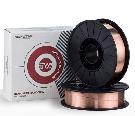 Сварочная проволока СВО8Г2С ф 1,0 15 кг. Top Weld
