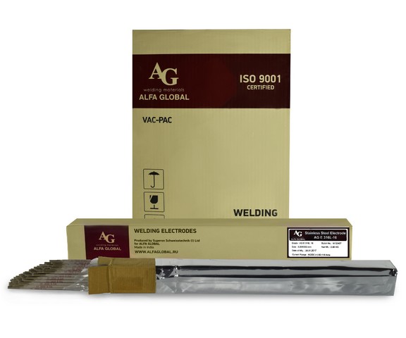 Электроды сварочные AG E-46 PREMIUM d=2,5*350 5 кг