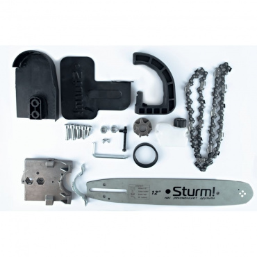 Насадка цепная пила на УШМ 12"-3/8-1,3-45зв. Sturm AGCS12-01. Фото 1 Насадка цепная пила на УШМ 12"-3/8-1,3-45зв. Sturm AGCS12-01. Фото 1