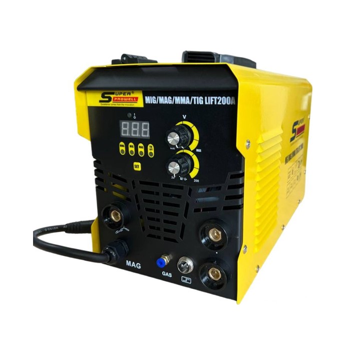 Сварочный полуавтомат SUPER PROWELL MIG/MAG/MMA/TIG lift 200А-5 кг ...