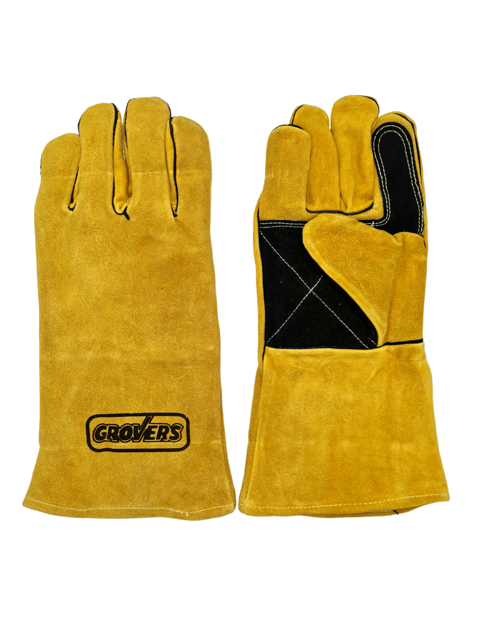 Краги спилковые Grovers S-50-YBD, желтые