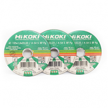 Круг отрезной 125x1,0x22,23 A 54 HITACHI / HiKoki металл